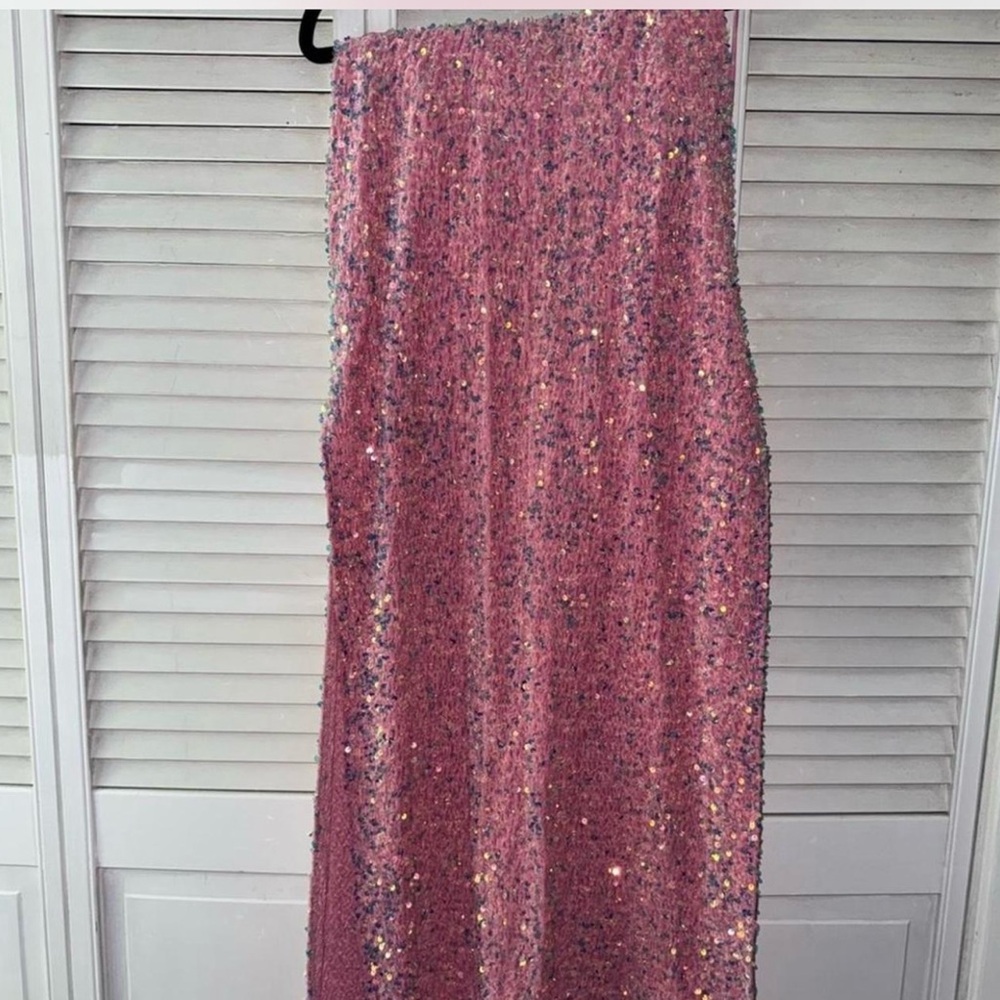 Lucy in the Sky Pink Sequin Dress